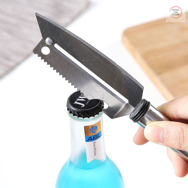 💚 CON DAO GỌT CỦ QUẢ INOX 2 LƯỠI ĐA NĂNG