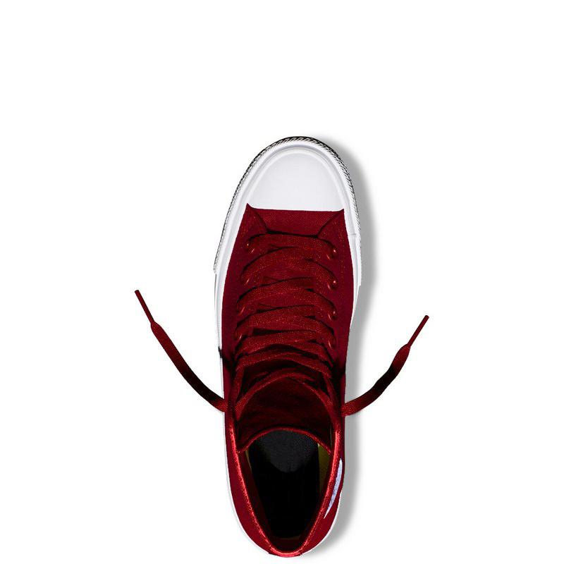 Giày Sneaker Nam Thời CK2 Cổ Cao Màu Đỏ Đô