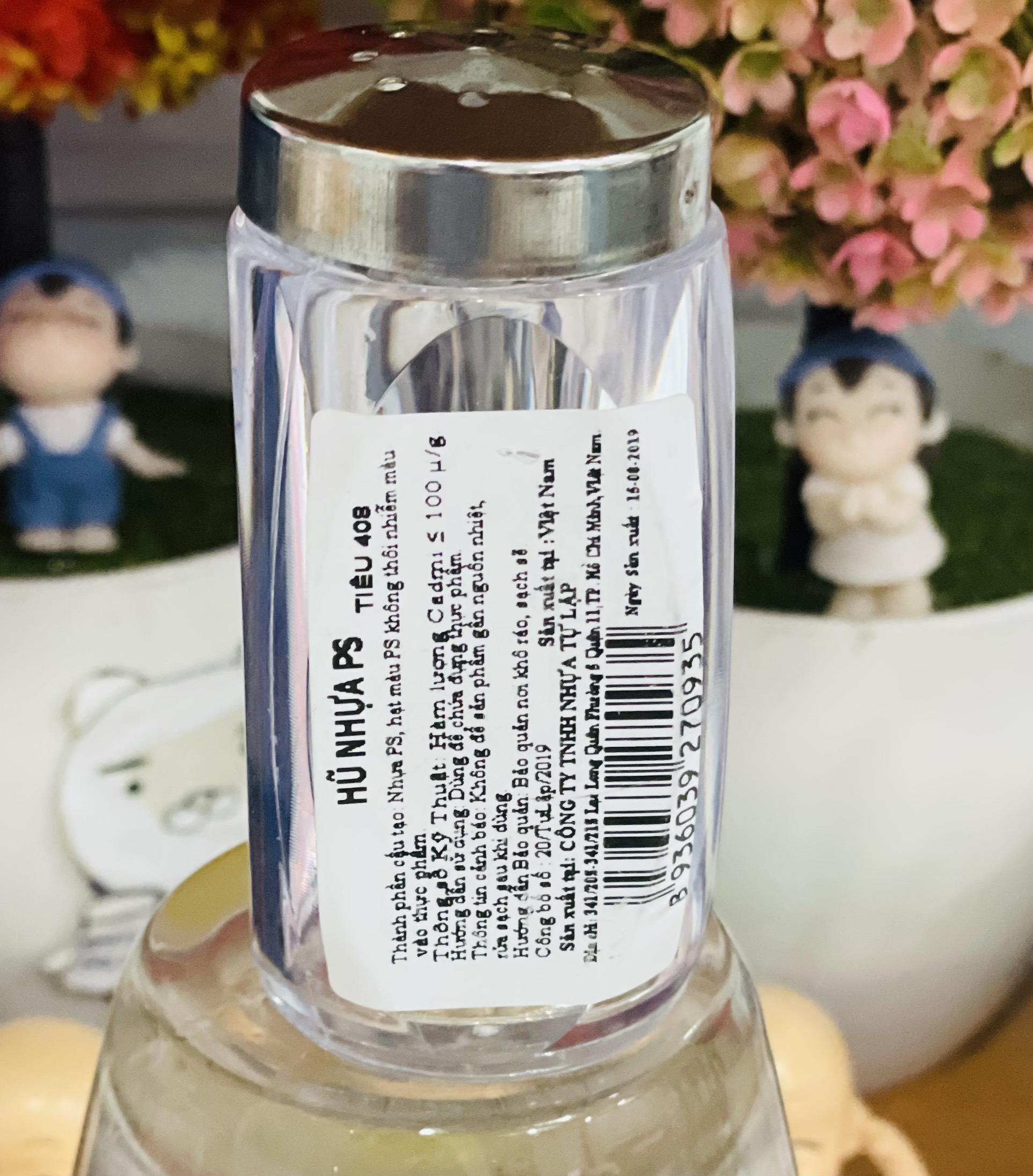 Self-Assembled Pepper Jar Tl 408 - 4X4X7.4 cm