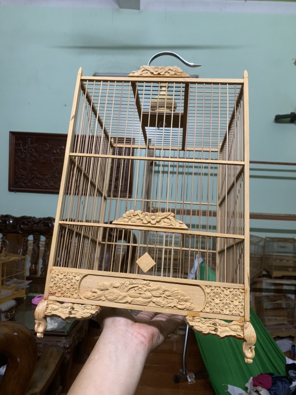 lồng chim tự ráp chim hút mật