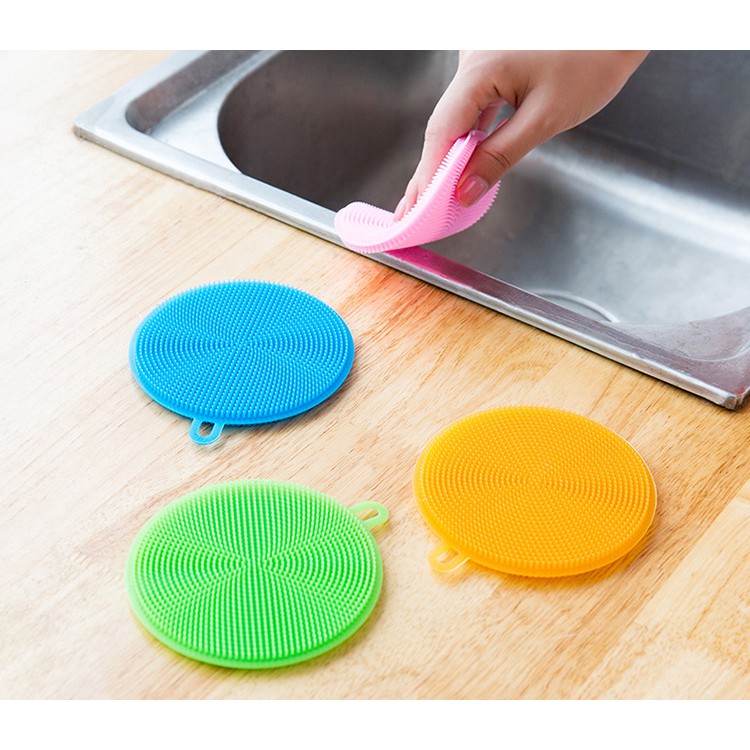 COMBO 5 Miếng Silicon Rửa Chén Dĩa Đa Năng