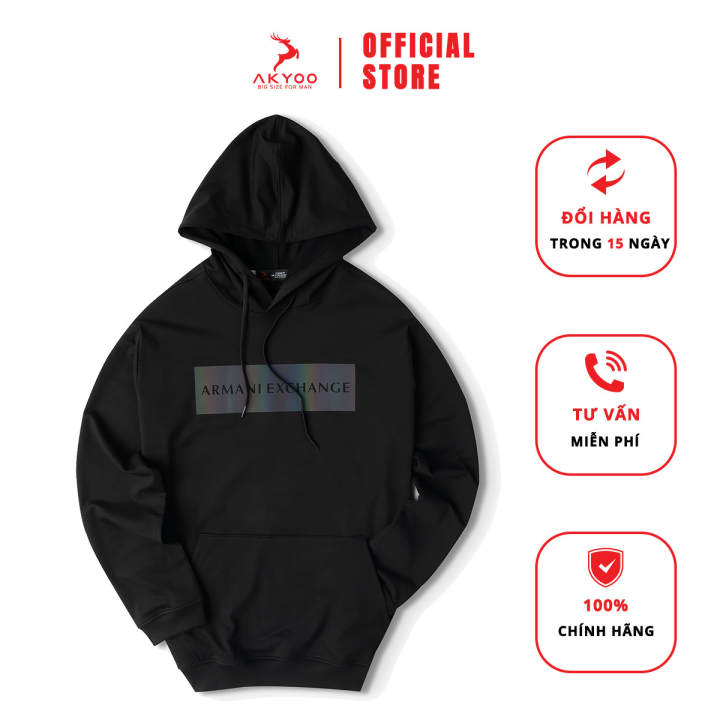 AKYOO Áo Hoodie Nỉ Da Cá Nam Màu&hellip;