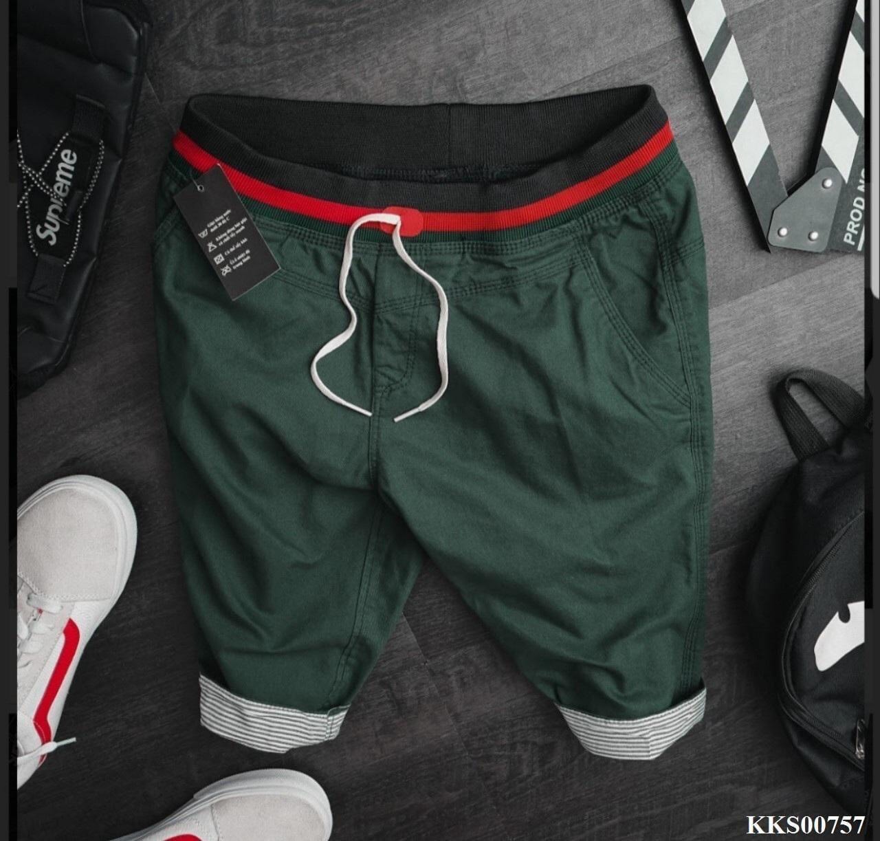quần short kaki lưng thun