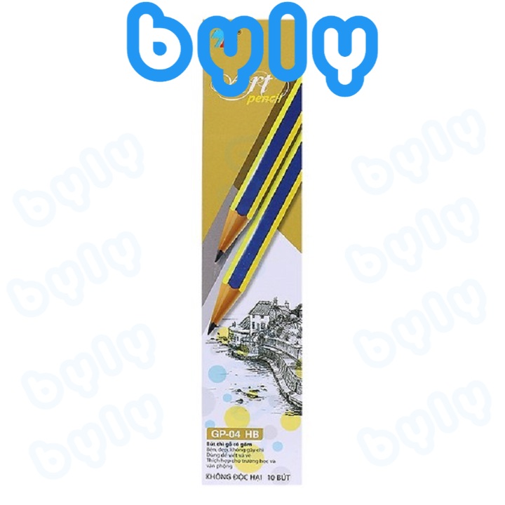 Bút chì gỗ HB có gôm Thiên Long GP-04 - ByLy Store