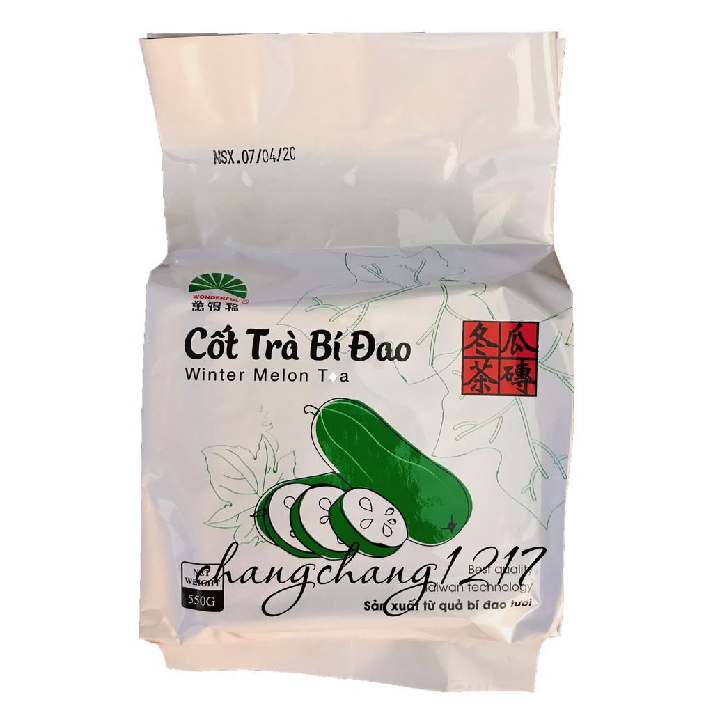 Cốt Trà Bí Đao Wonderful Gói 550gr
