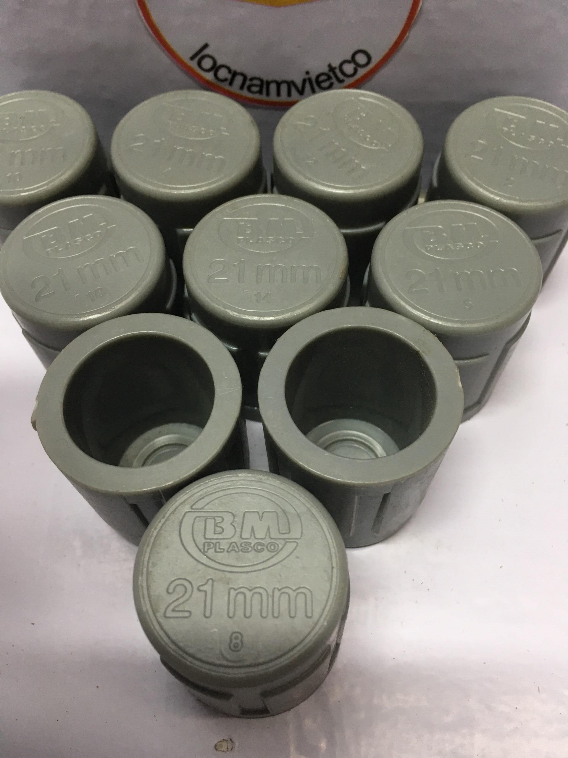 Nắp bịt PVC Bình Minh phi 21, 27( 10 cái )