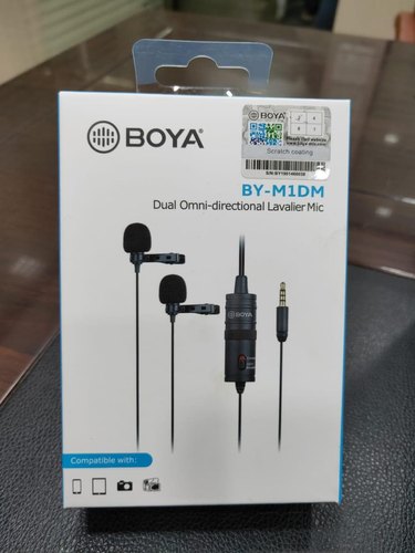 Mic thu âm gài áo Boya BY-M1DM, micro cho 2 người
