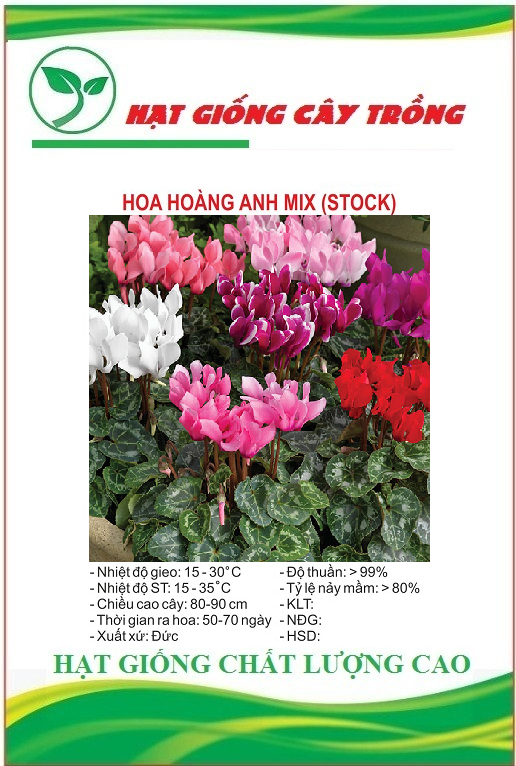 Hạt giống hoa anh thảo f1 nhiều màu - gói 5 hạt