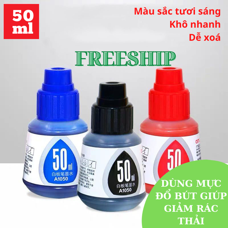 Nhập RS0822 giảm 30k cho đơn 99kMực Viết Bảng Trắng Mực Bút Lông Lau Dễ