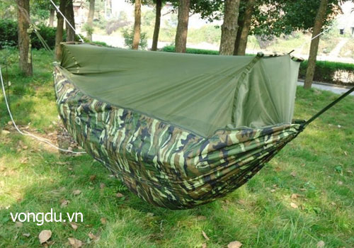 Võng dù chống muỗi tặng 5m dây dù