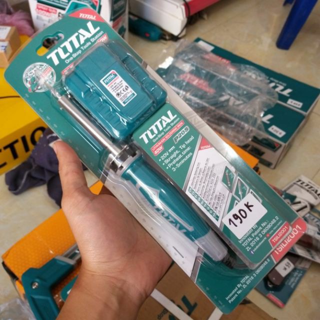 [HCM]MỎ HÀN CHÌ DÙNG PIN 20V TOTAL TSILI2001 [CHÍNH HÃNG]
