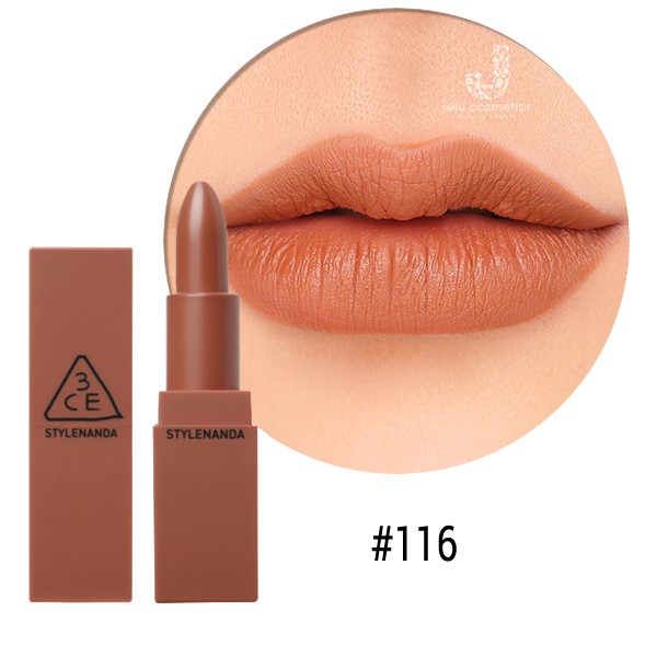 [100% AUTH] Son thỏi lì 3ce Matte Lip Color Mood On & On