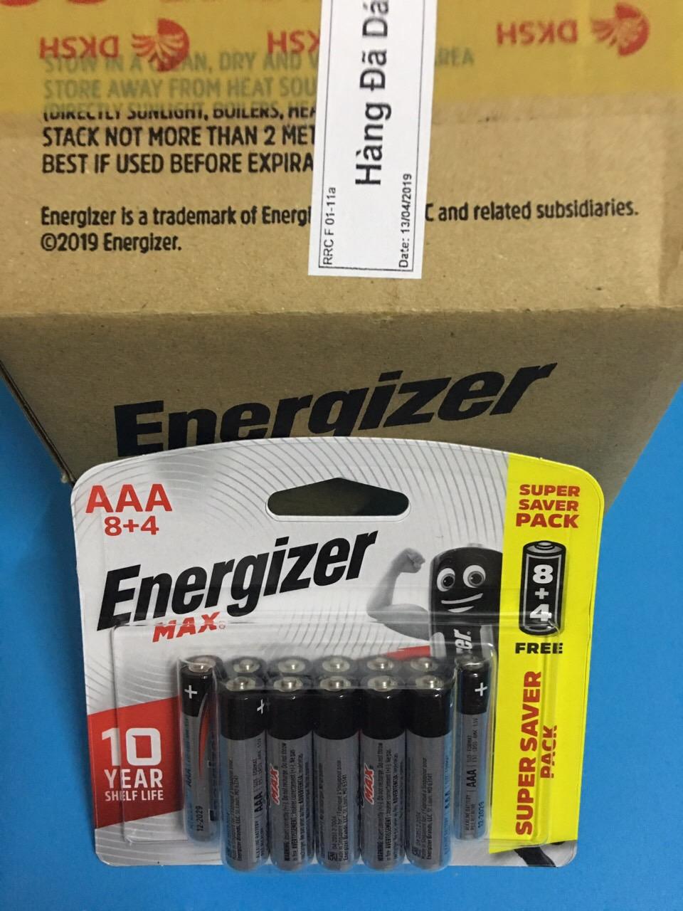 Pin AAA Energizer vỉ 12 viên