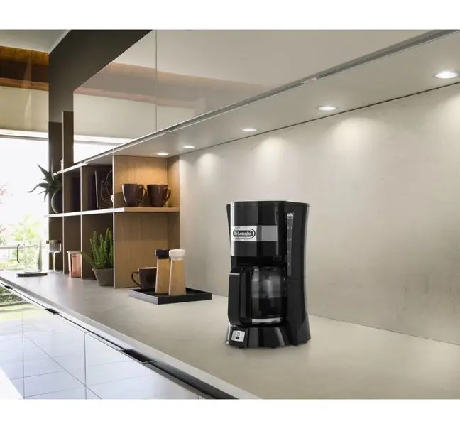 Máy Pha Cà Phê Drip DeLonghi ICM15210.1 - Dung Tích 1.25L - Thiết kế nhỏ gọn, pha 10 tách nhanh chóng