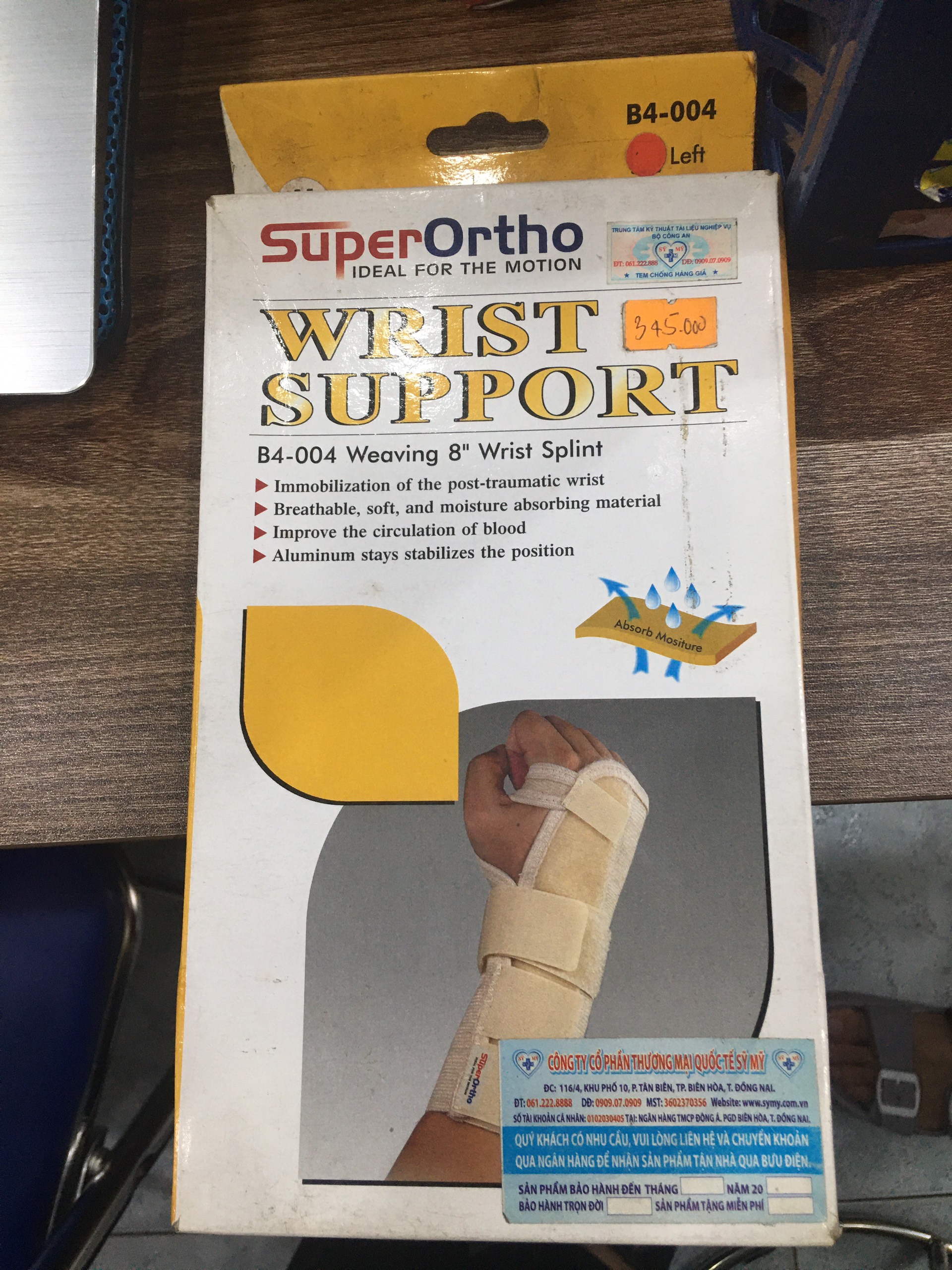 - nẹp cẳng tay super ortho