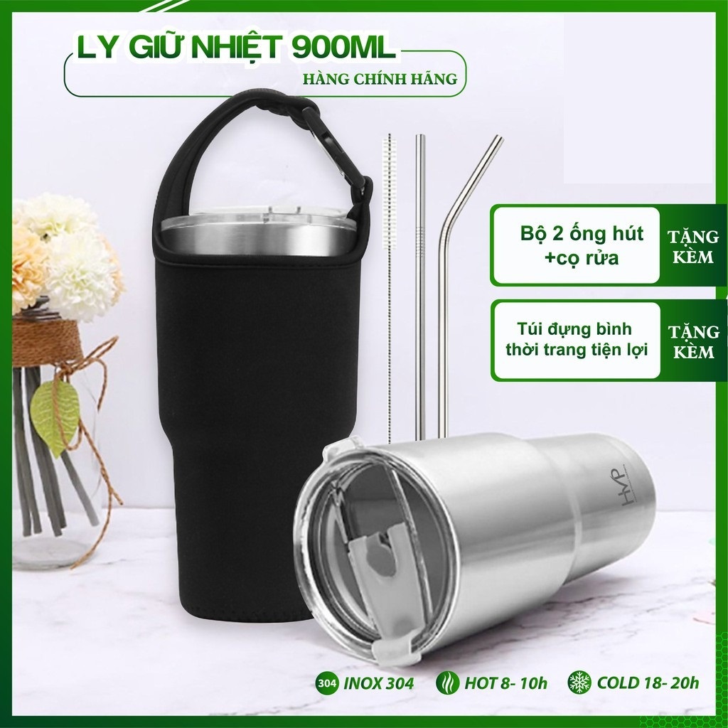 Bình nhiệt 900ml - bình giữ nhiệt nóng lạnh inox 304 900ml - bình nước giữ nhiệt 900ml - bình nước -ly thái giữ nhiệt