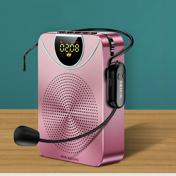 Loa Trợ Giảng Cho Giáo Viên, Máy Trợ Giảng Mini, Loa Trợ Giảng Không Dây UHF Chính Hãng Keling K2, Bluetooth 5.0 - Thiết Kế Gọn Nhẹ, Tiện Dung, Đa Chức Năng, Dung Lượng Pin Lớn, Thiết Bị Âm Thanh Dùng Cho Hội Trường. Bảo Hành Uy Tín