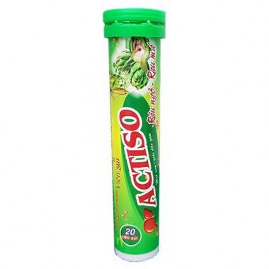 Tuýp sủi Actiso- mát gan- giải độc [ tuýp 20 viên]