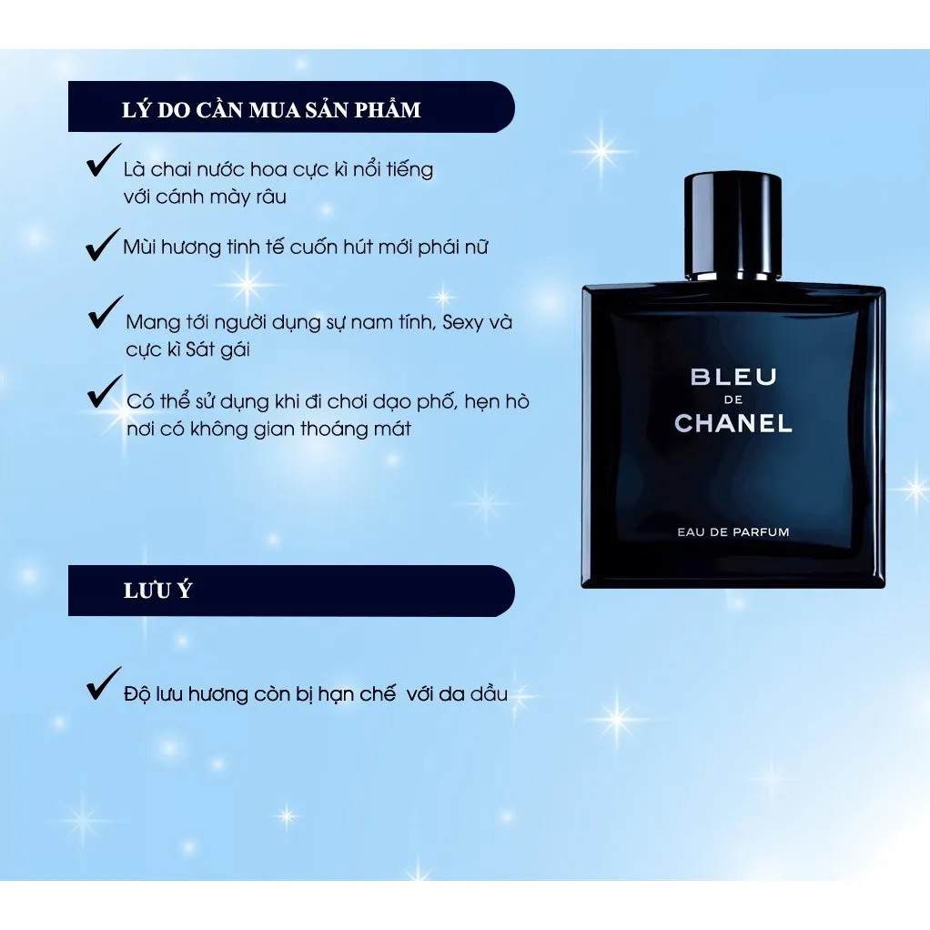 Nước Hoa Nam Bleu Chanel 100ml