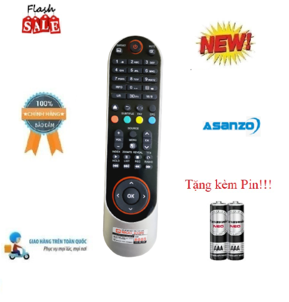 Bảng giá Remote Điều khiển TV Asanzo- Hàng mới chính hãng 100% Tặng kèm Pin!!!