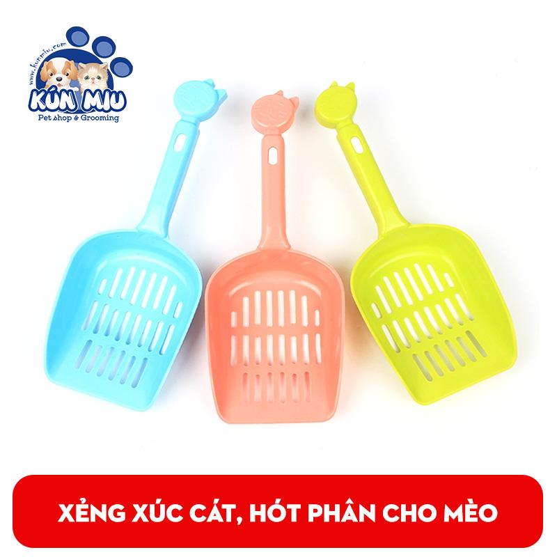[Hoàn Tiền 10%] Xẻng xúc cát, hót phân cho mèo Kún Miu - Xẻng dọn vệ sinh cho mèo