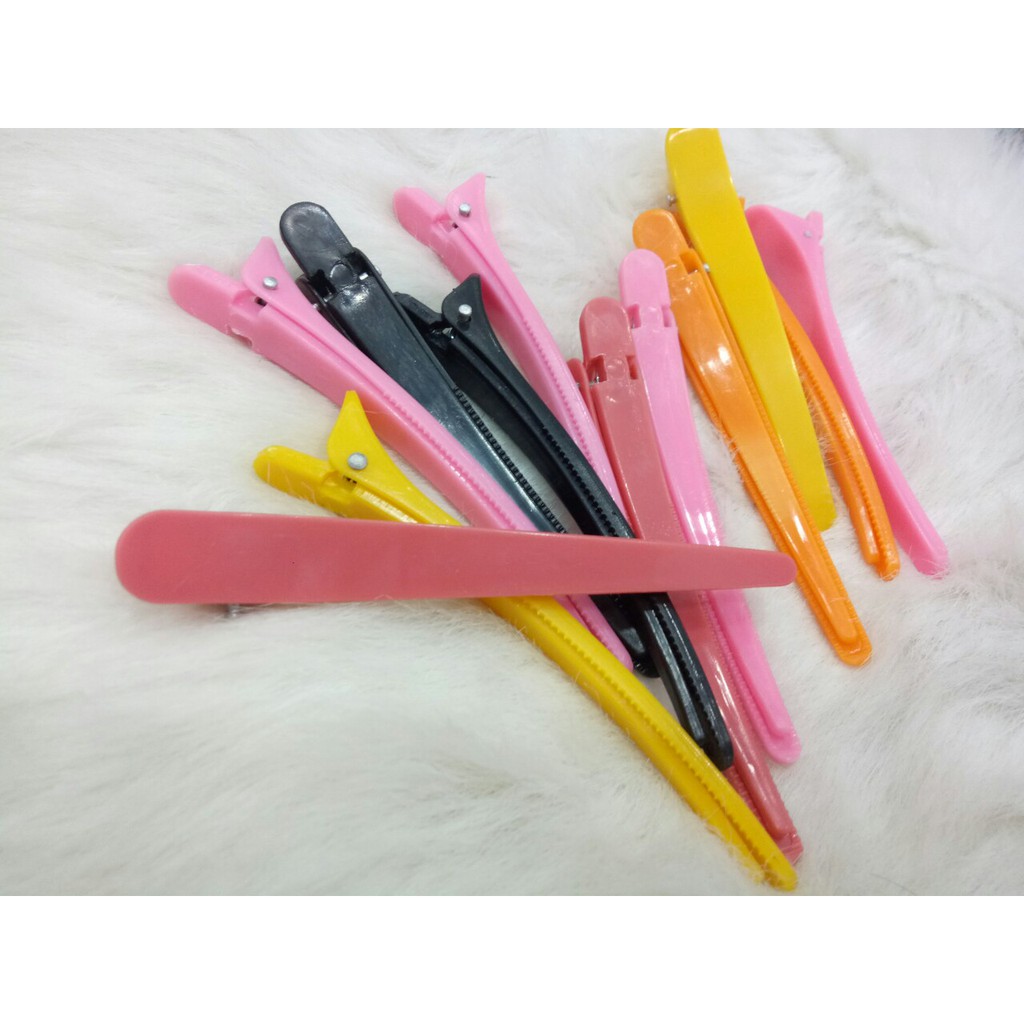 Kẹp mỏ vịt định vị tóc 12 cái