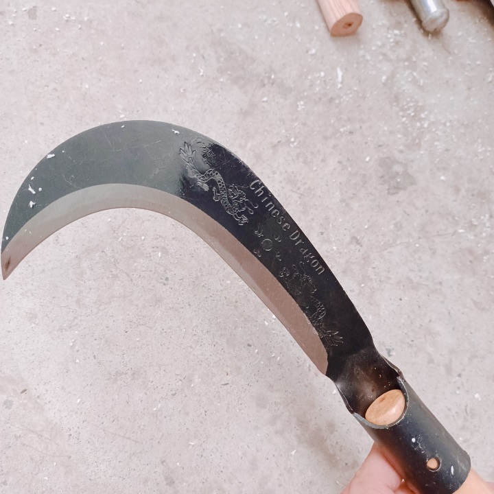 Dao phát cỏ cán gỗ đời mới bản bản lớn siêu cứng