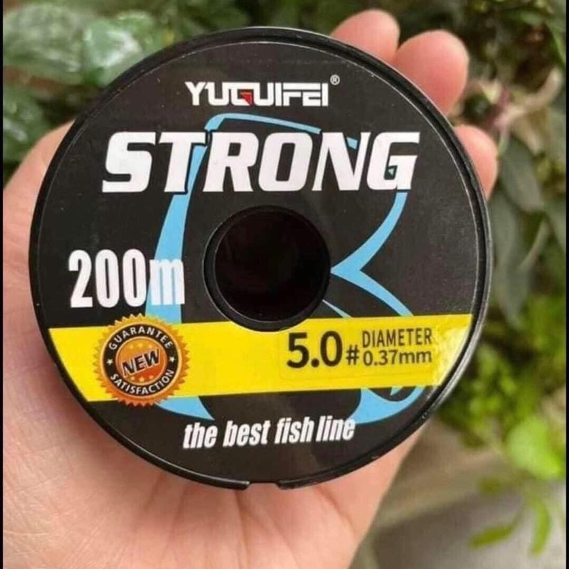 cước câu cá STRONG nhật bản 3D 200m tàng hình siêu bền