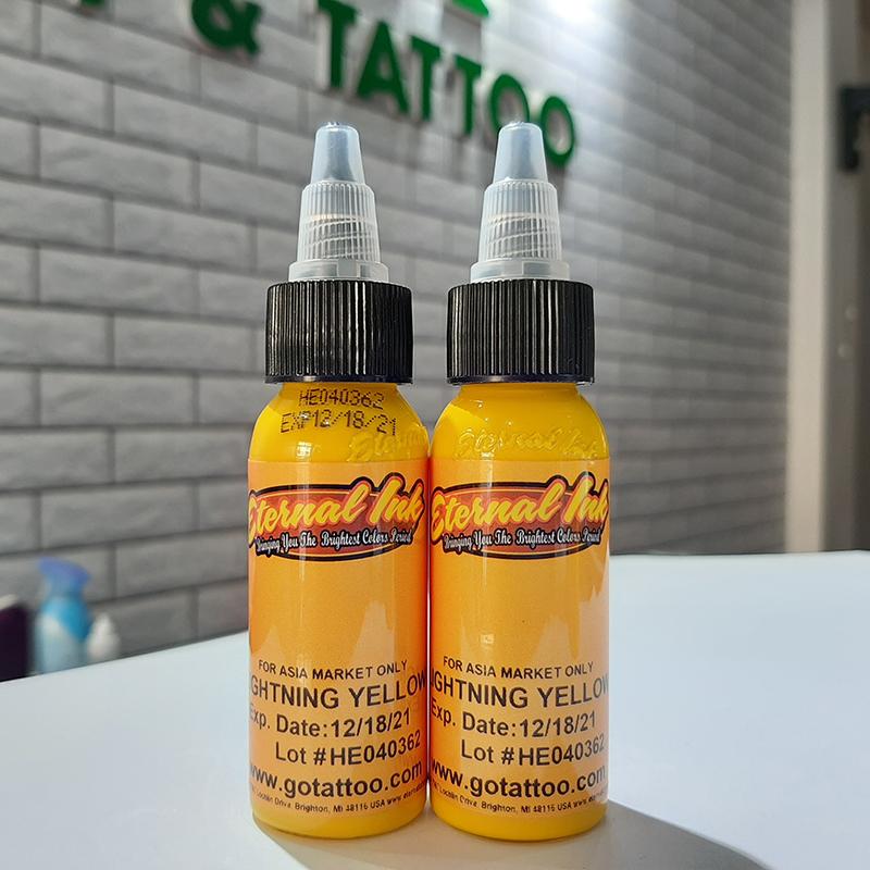 MỰC XĂM HÌNH ENTERNAL INK LIGHTNING YELLOW 30ML