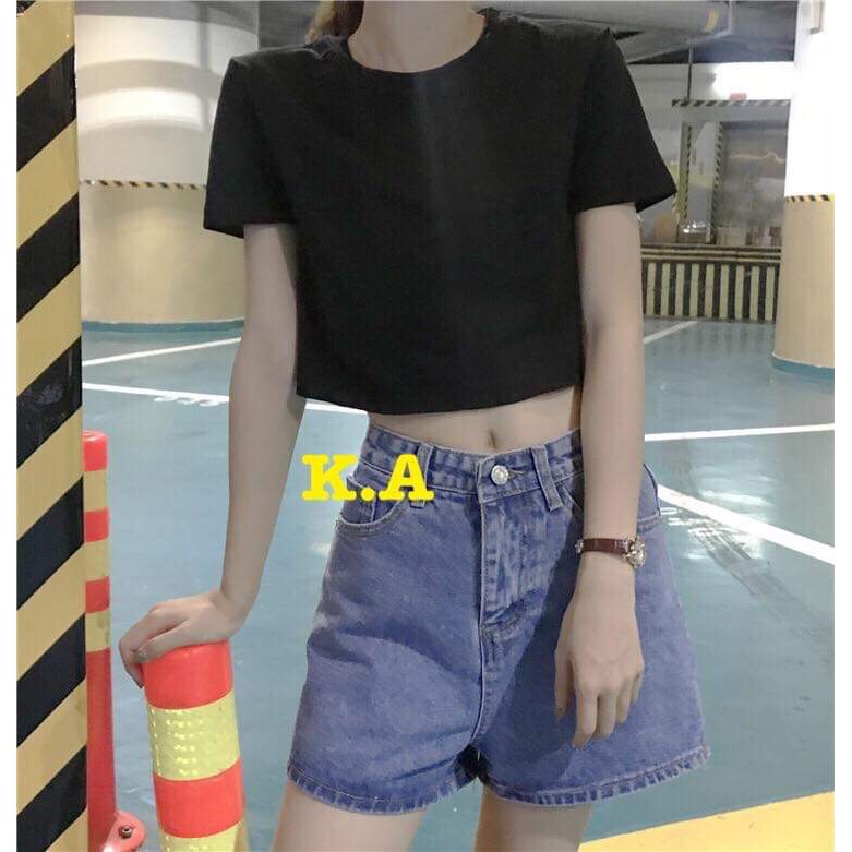 Áo croptop thụng tay lỡ KAN2102
