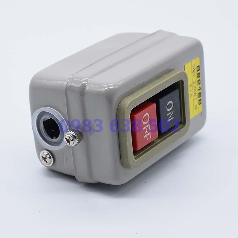 BS216B Công tắc on-off điện 3 pha nút nhấn tắt/mở