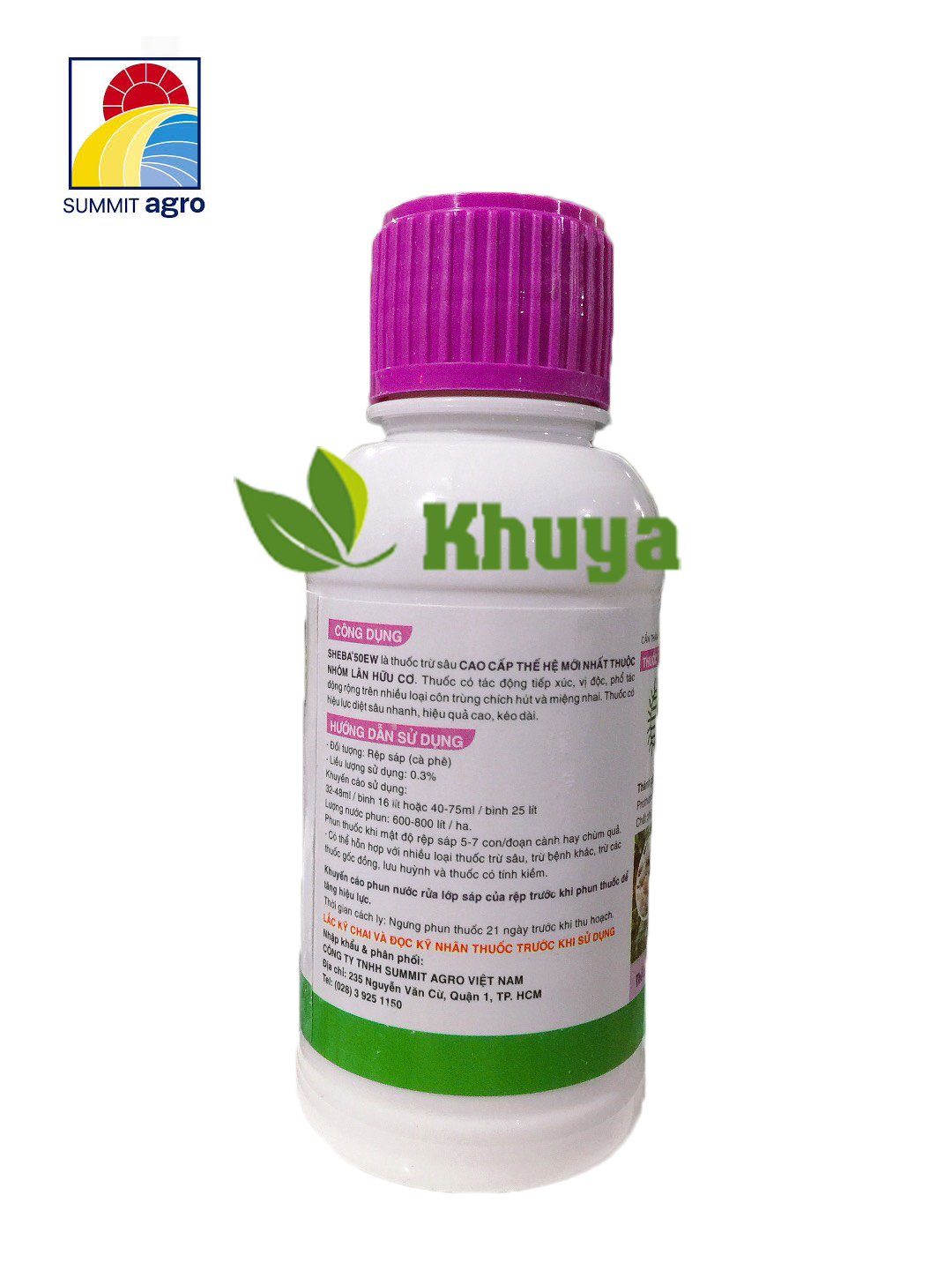 Trừ sâu Sheba 50EW 80ml Summit Đặc tr Rệp Sáp