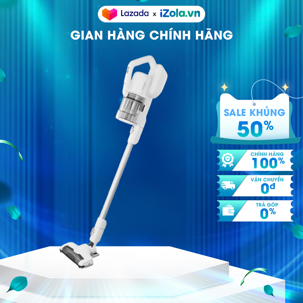 Máy hút bụi không dây panasonic mc-sbv01w246 - đèn chỉ báo pin - đèn led chiếu sáng - điều chỉnh sức hút bụi
