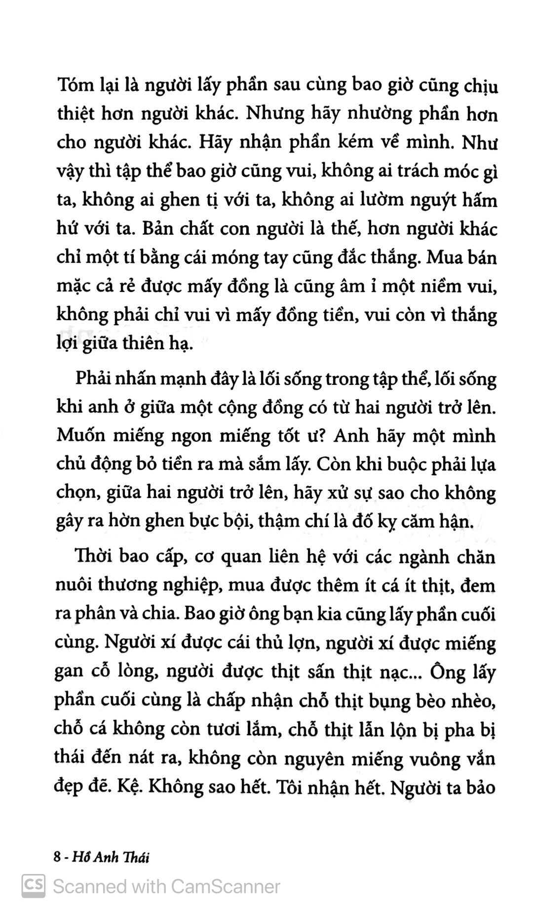 Tự Mình Cách Biệt - Hồ Anh Thái