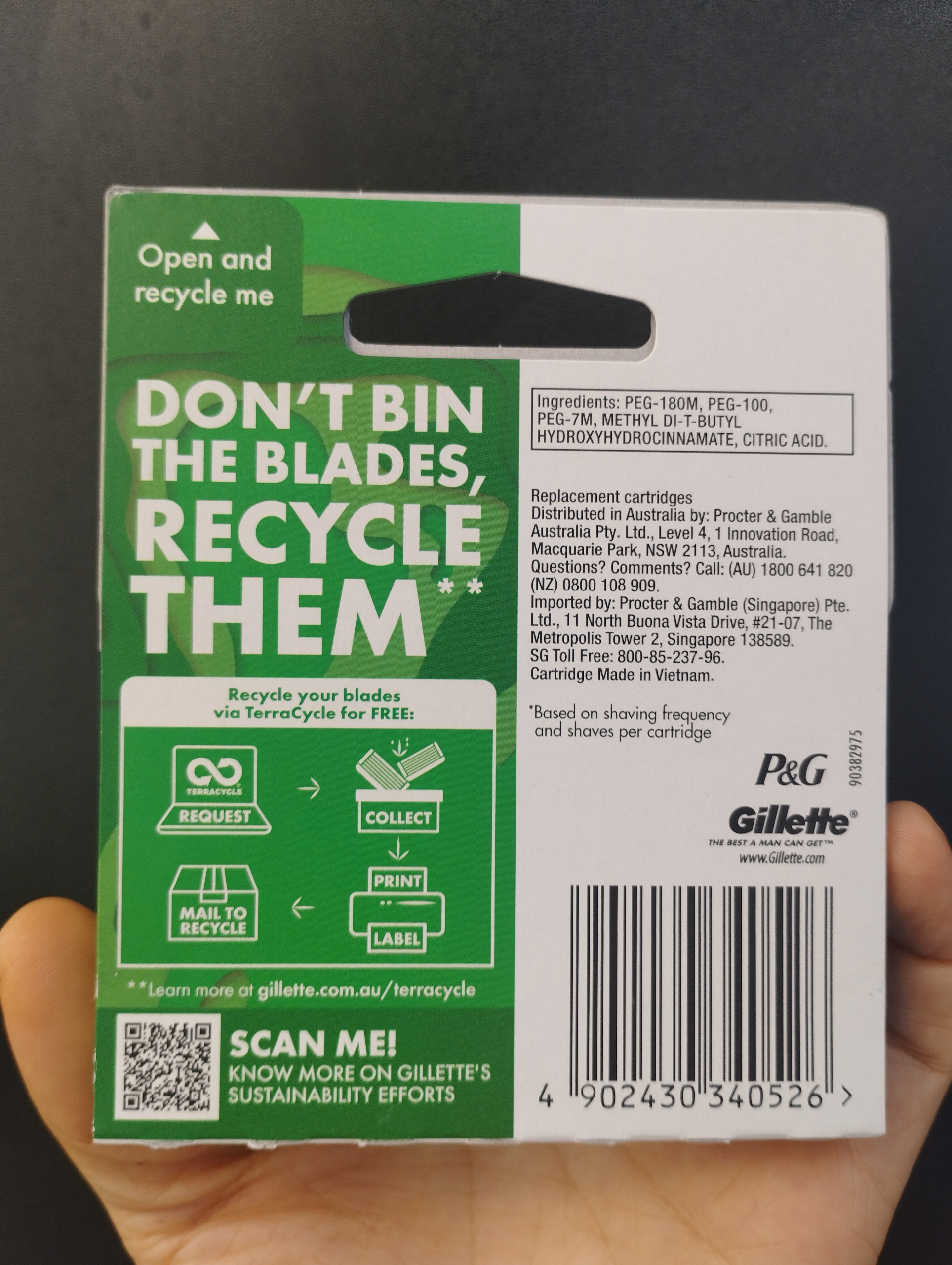 Dao cạo râu Gillette March tubo