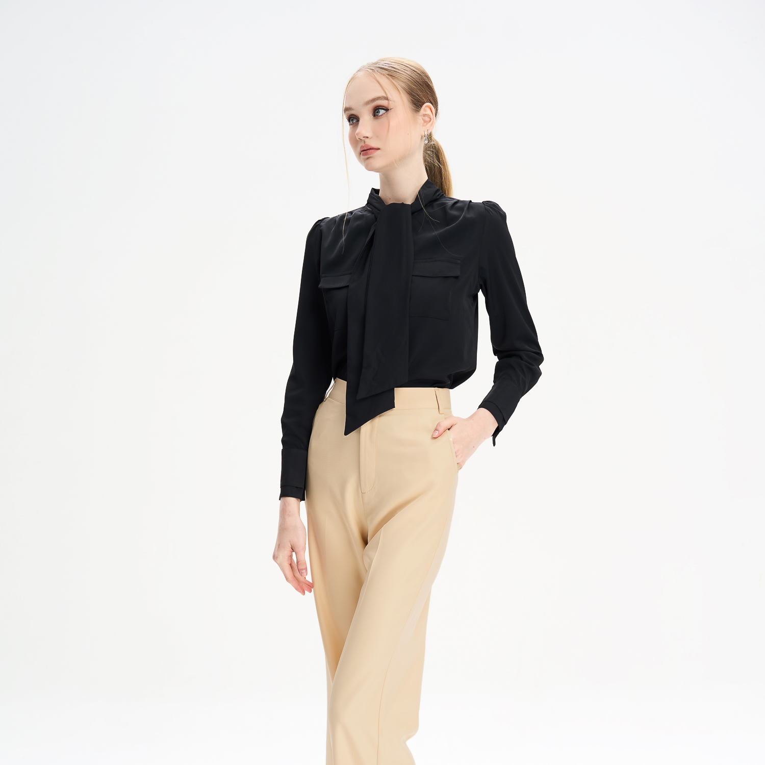 Quần dài ống đứng cotton lạnh Maybi