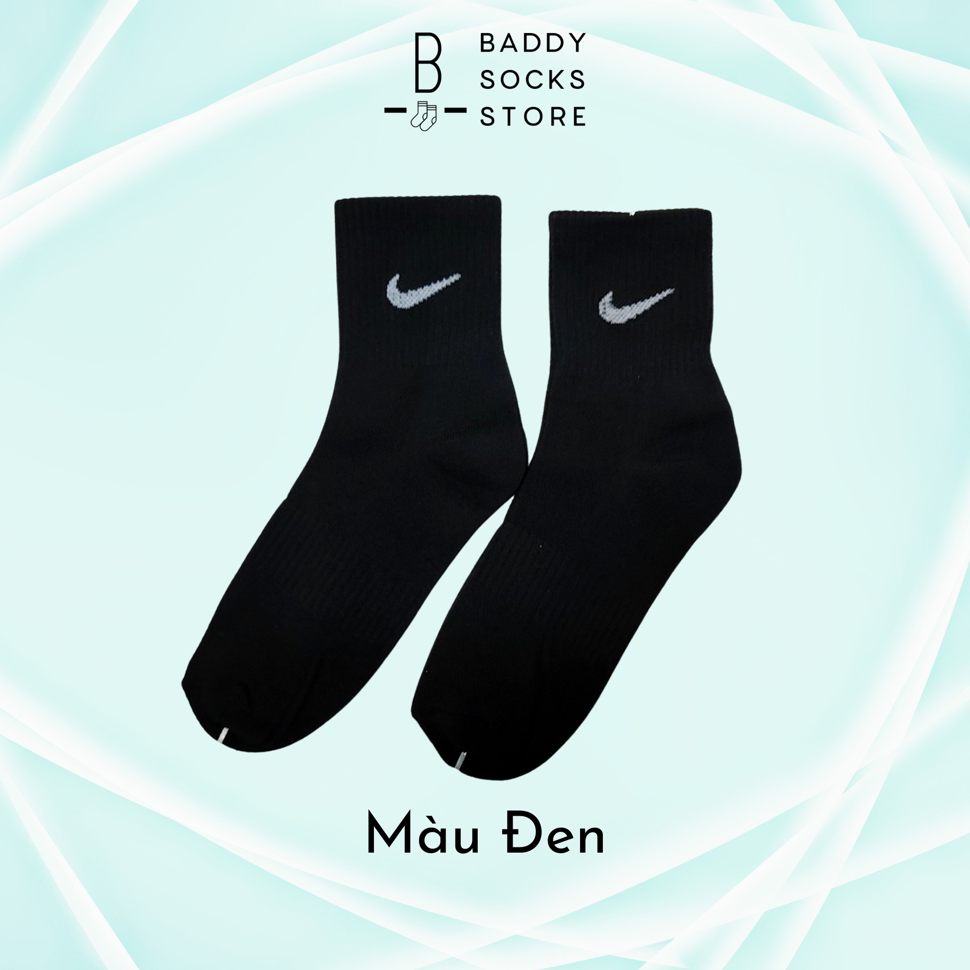 Combo 10 đôi tất cổ cao thể thao Nike 18cm