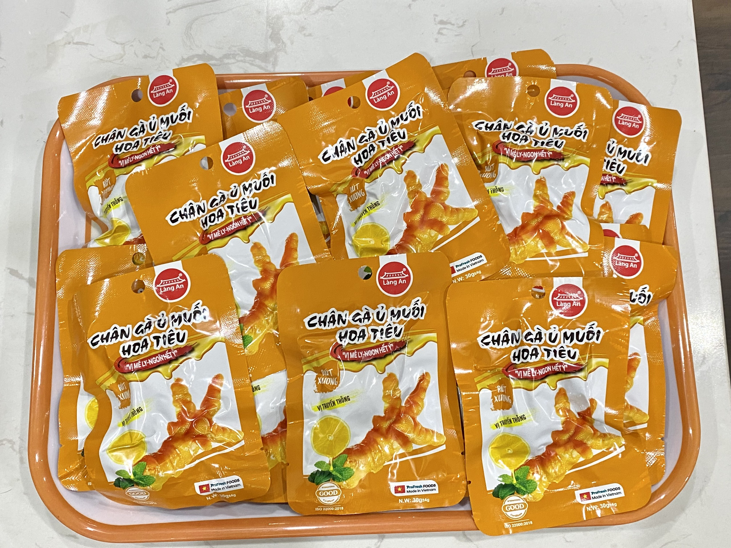 Combo 10 chân gà ủ muối hoa tiêu rút xương