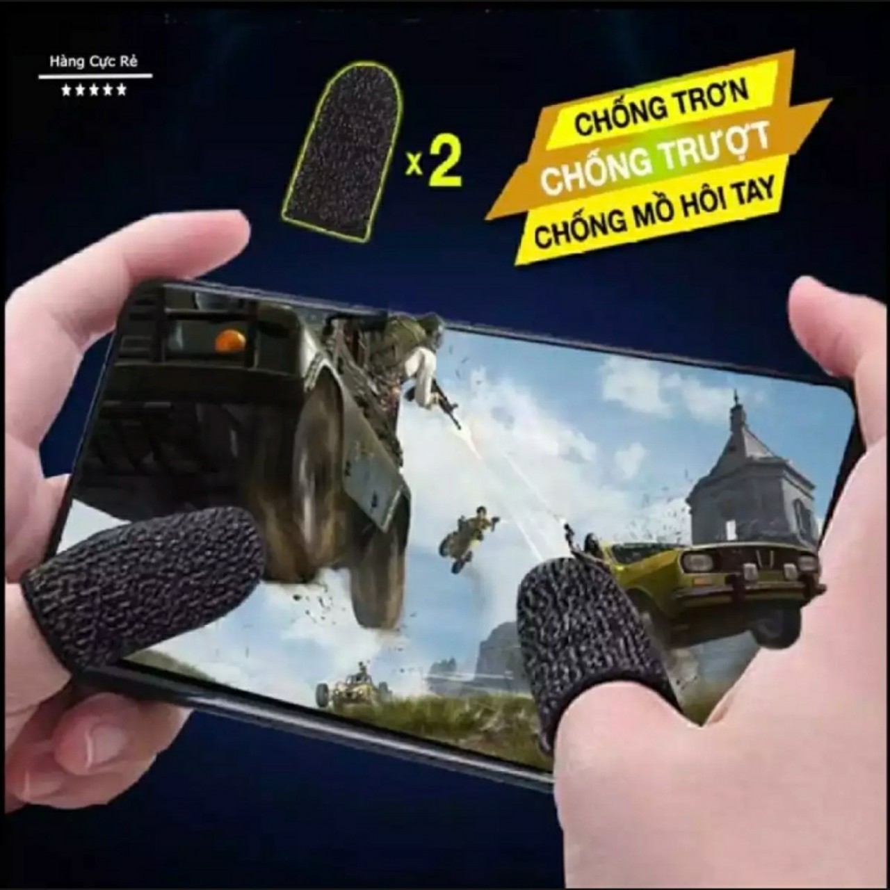 Bao tay chơi game, Găng tay chơi FF, PUBG, Liên quân Mobile chuyên nghiệp, Miếng Bảo Vệ Ngón Tay Chống Trượt, Chống Mồ Hôi, Dùng Khi Chơi Game, Điện Thoại Di Động, Màn Hình Cảm Ứng Siêu Mỏng, Chống Trầy Xước, Có Thể Giặt Được