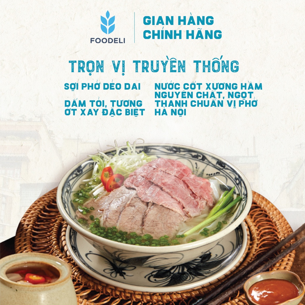 Phở Gánh Hà Nội ăn liền - COMBO 3 THÙNG (Thùng 24x75Gr)