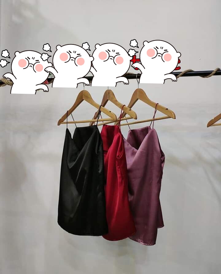 Áo 2 Dây Phi Lụa Cổ Đổ,Áo 2 Dây Nữ,LY STORE