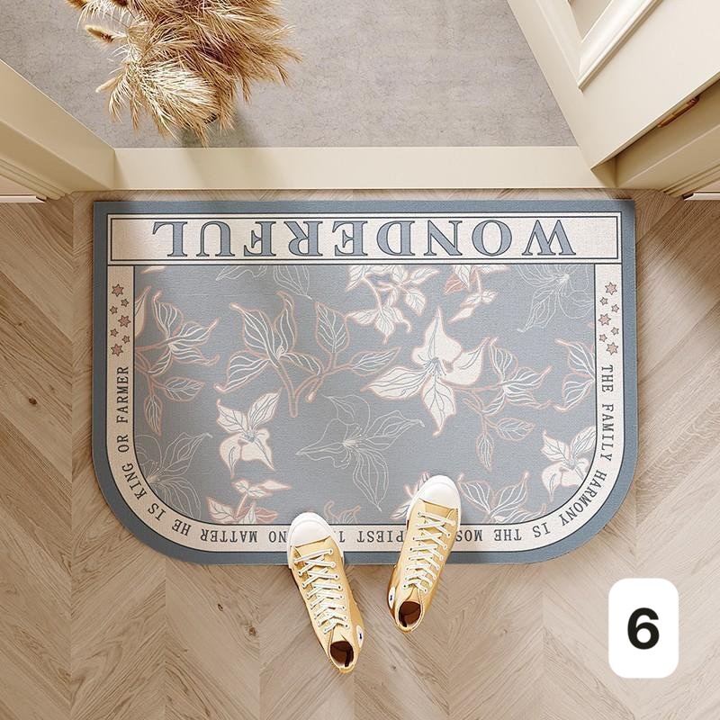 [FREESHIP ❤️] Thảm Lau Chân Silicon Siêu Mềm Thảm Chùi Chân Siêu Thấm Hút Dễ Vệ Sinh Dày Dặn Chống Trơn Trượt ADU79