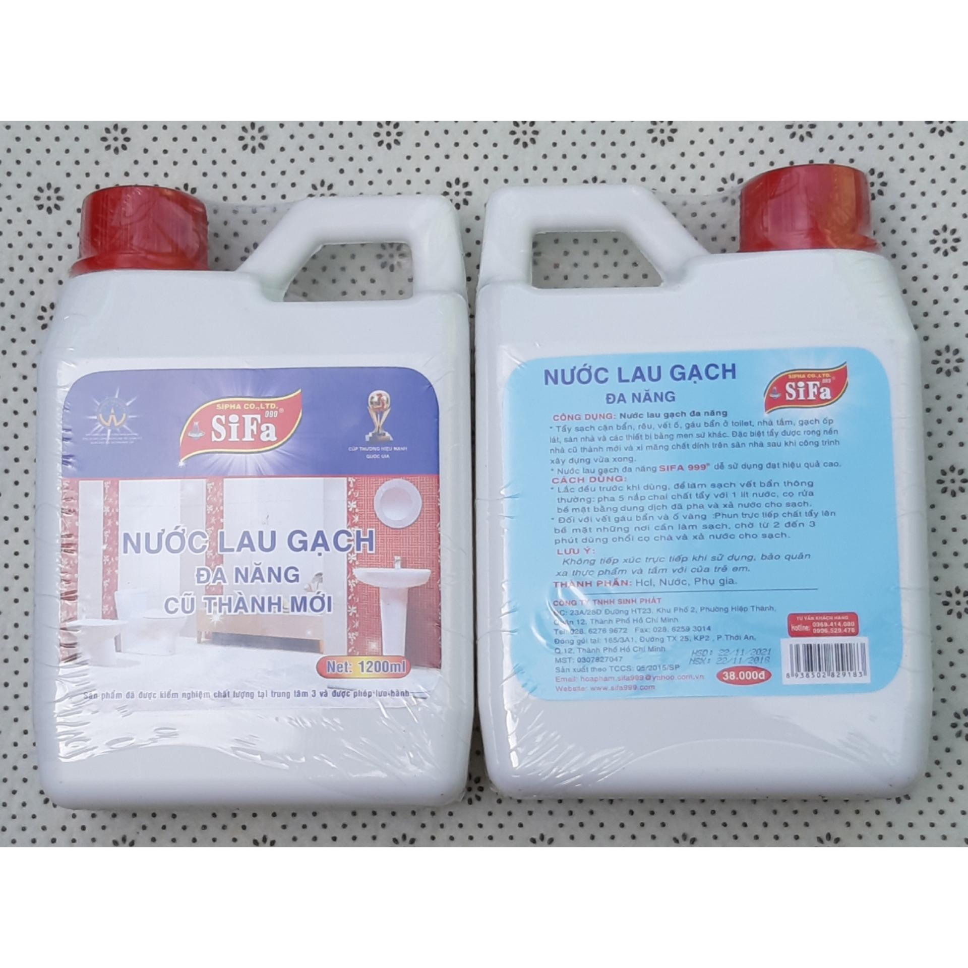 Nước lau gạch đa năng cao cấp Sifa 1200ml