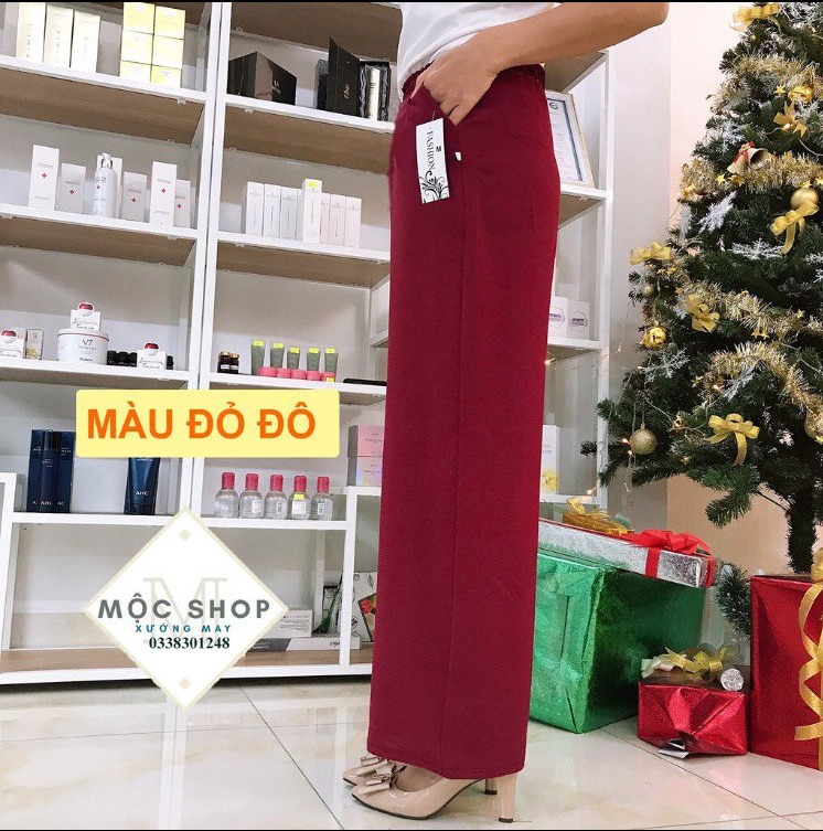 QUẦN ĐŨI DÀI ỐNG RỘNG NỮ THỜI TRANG