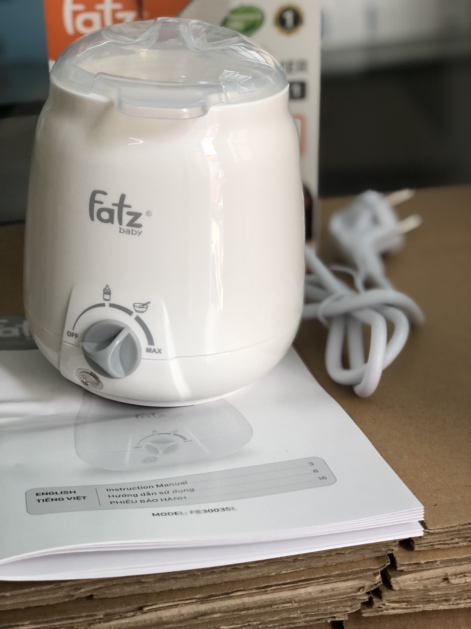 [HCM]Máy hâm sữa và thức ăn Fatz Baby FB3003SL