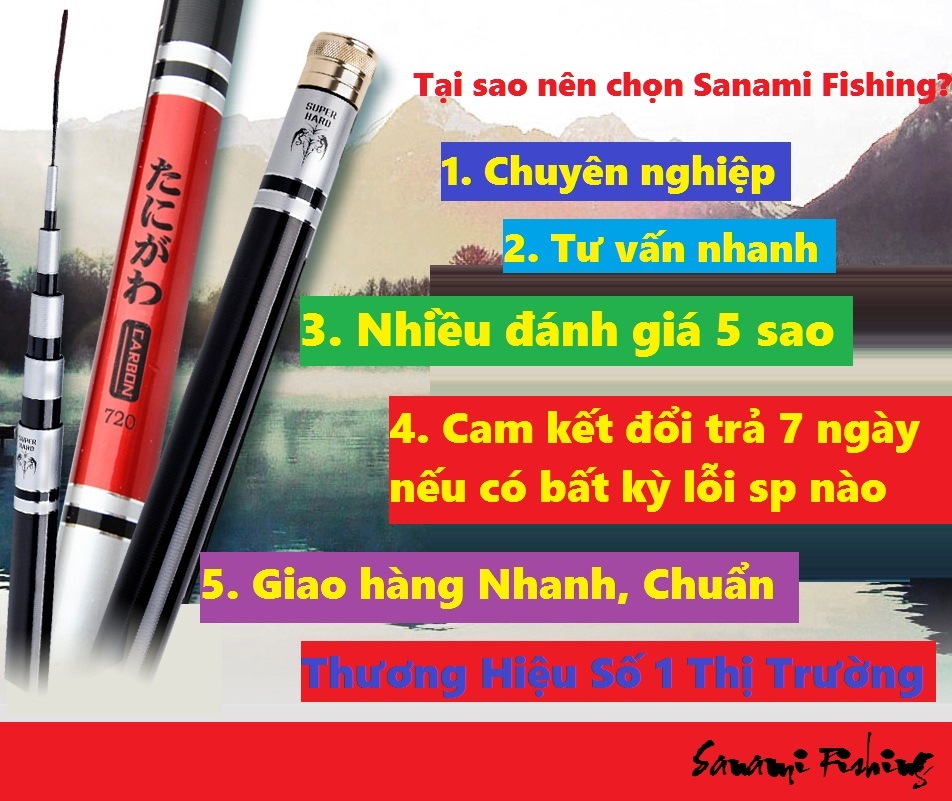 Vợt vớt cá inox vành tròn đủ size - 1m5, 1m9, 2m5,3m, vợt cứng, siêu bền, thu gọn được, giá thành cực tốt - SANAMI FISHING