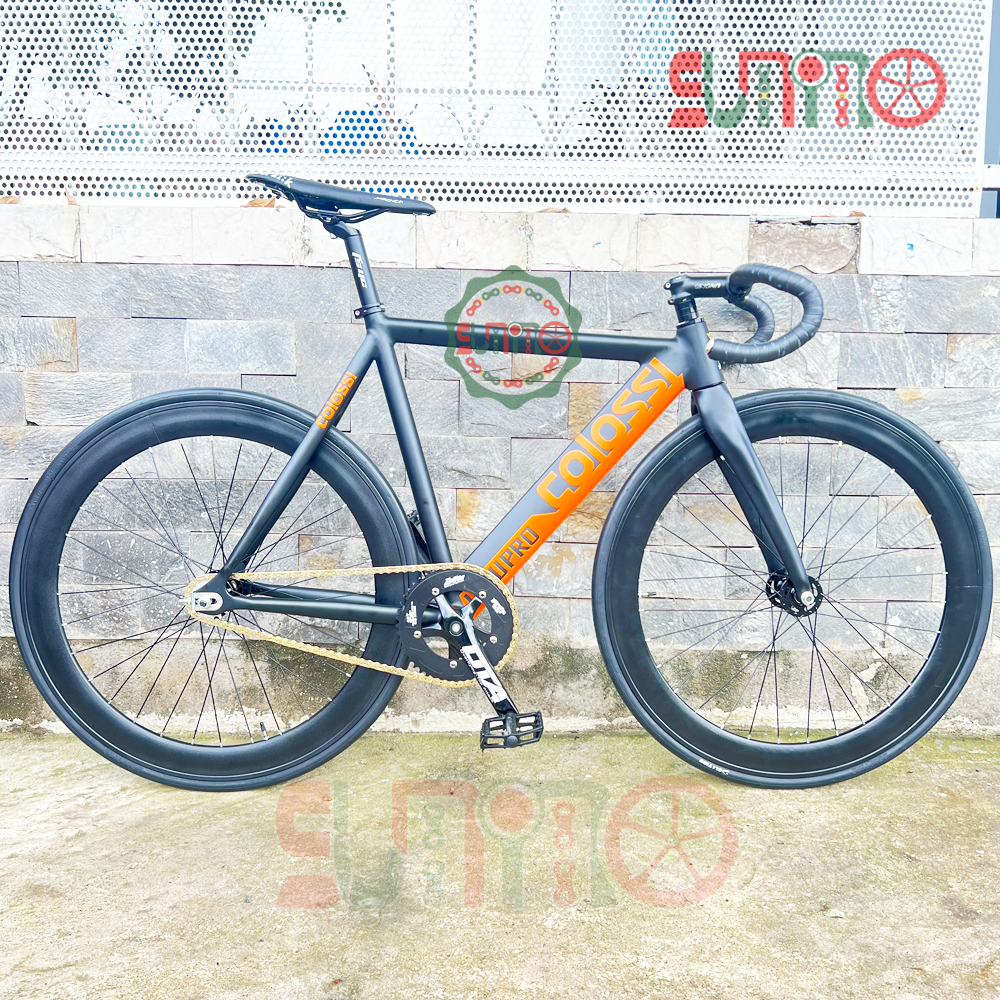 Vành bộ 6cm fixed gear hub LEGEND bạc đạn kèm tem vành