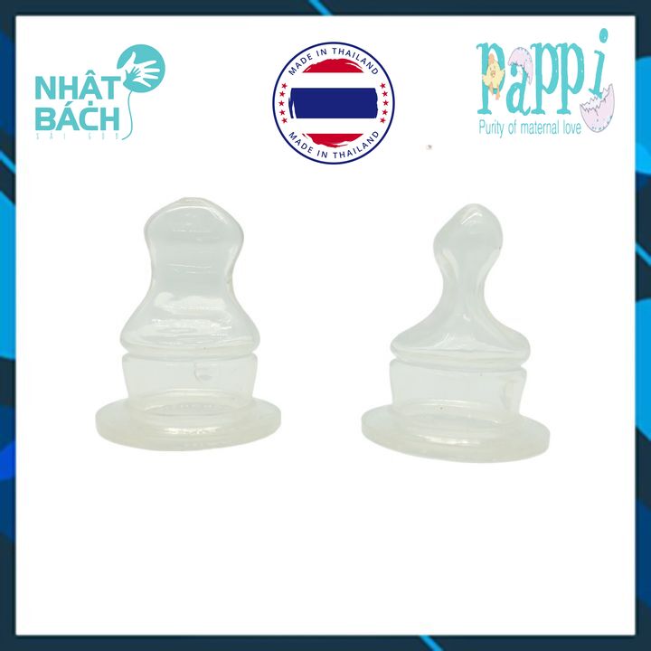 Núm vú cổ hẹp núm dẹp chống hô pappi thailand size m l