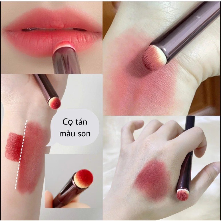 Cọ Tán Son Môi - Cọ Môi Đầu Mềm - Cọ Tô Môi Lông Mềm