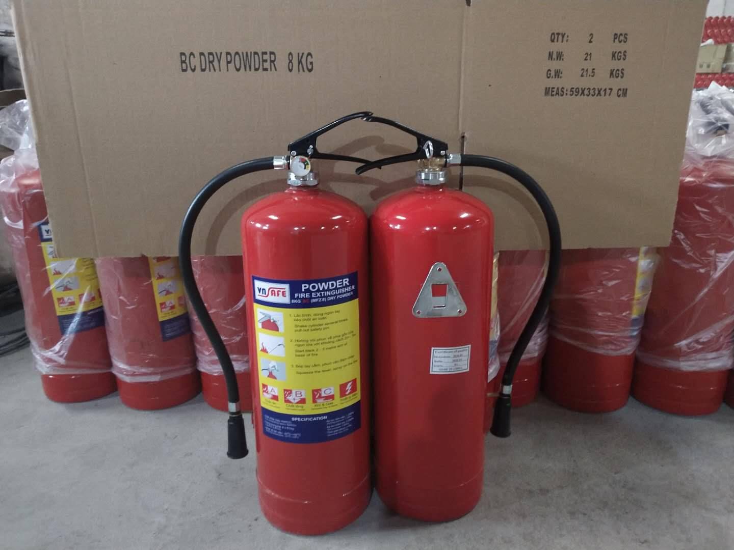 Bình chữa cháy bột 4kg ABC - Vnsafe